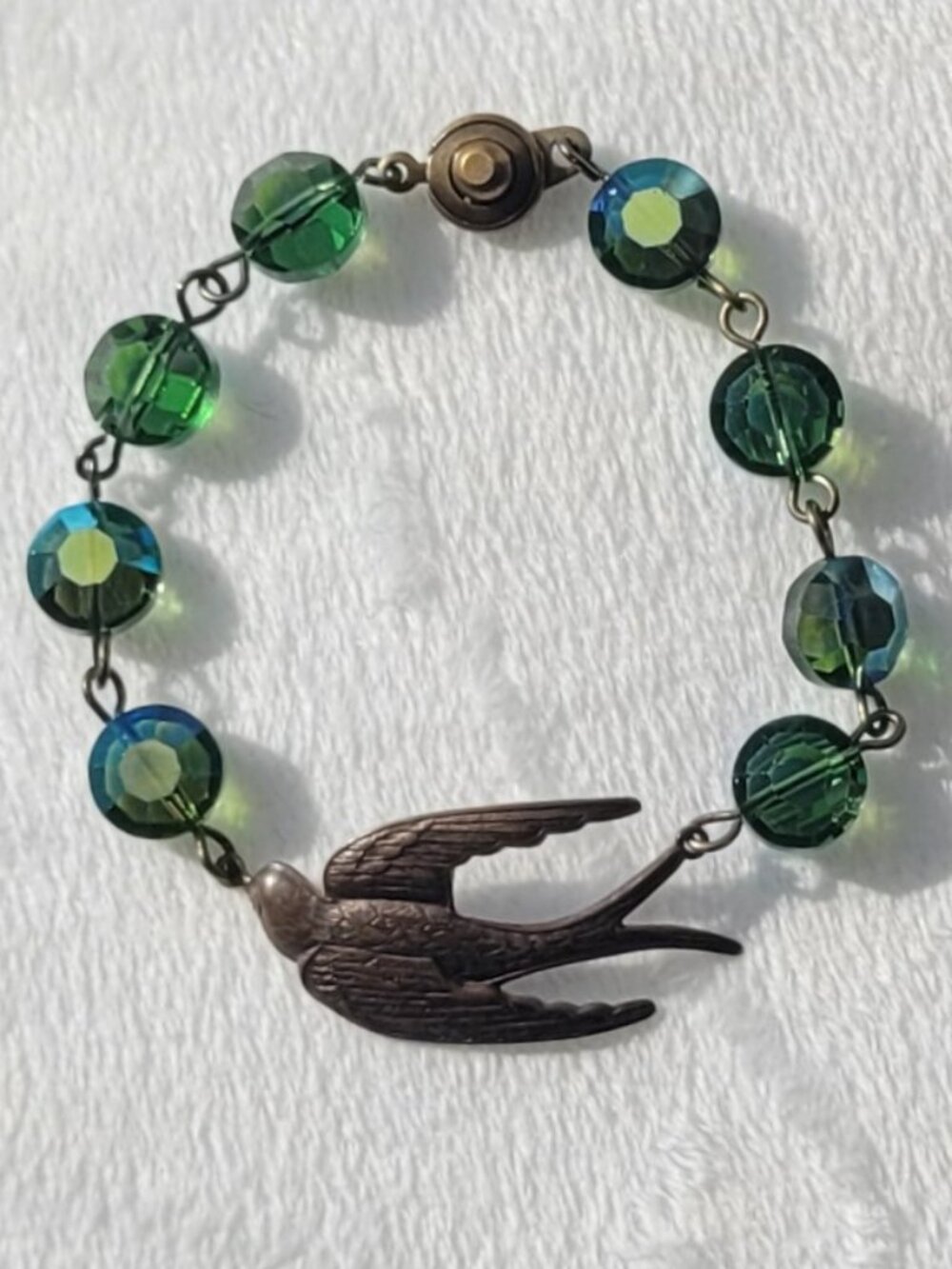 Vintage 70's Dove Bracelet